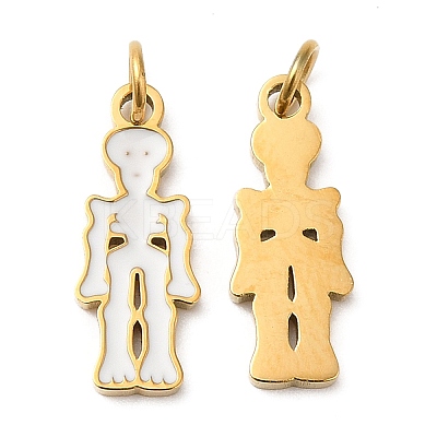 Halloween Ion Plating(IP) 304 Stainless Steel Pendants STAS-D066-09G-1