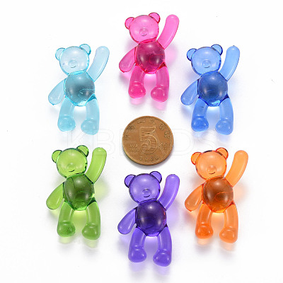 Transparent Acrylic Beads X-MACR-S373-01B-1
