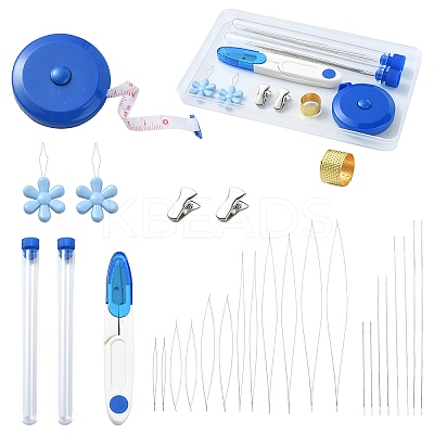 High Carbon Steel Big Eye Beading Needle TOOL-YW0001-32-1