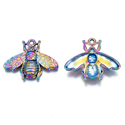 Rainbow Color Alloy Pendants PALLOY-N156-184-NR-1