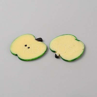 Fruit Theme Plastic Cabochons KY-WH0004-22D-1