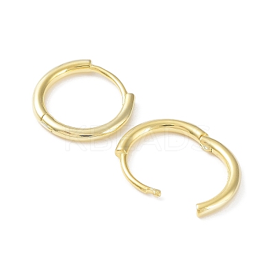 925 Sterling Silver Huggie Hoop Earrings EJEW-K258-19C-G-1