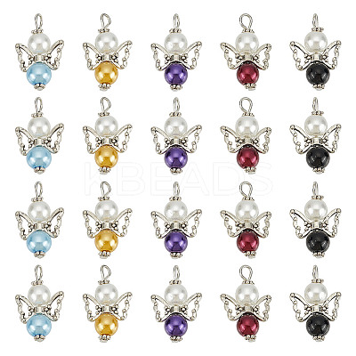 Glass Pendants PALLOY-HY00021-1