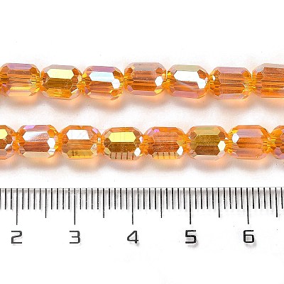 Electroplate Glass Beads Strands EGLA-D030-19D-1