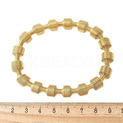 304 Stainless Steel Stretch Bangles for Women BJEW-P315-02H-G-1