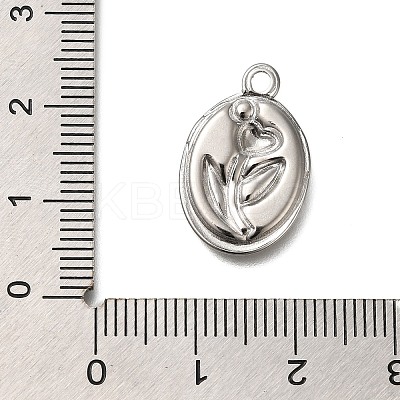 304 Stainless Steel Pendant Rhinestone Settings STAS-H225-04P-1