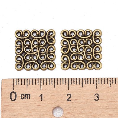 Tibetan Style Filigree Links LS-TIBEP-EA166YKG-AB-LF-1