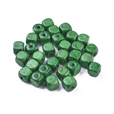 Dyed Natural Wood Beads WOOD-S617-7-LF-1