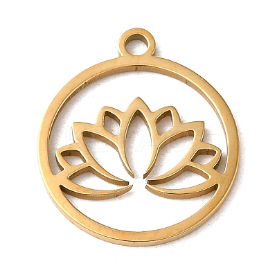 201 Stainless Steel Pendants STAS-E211-02G-1