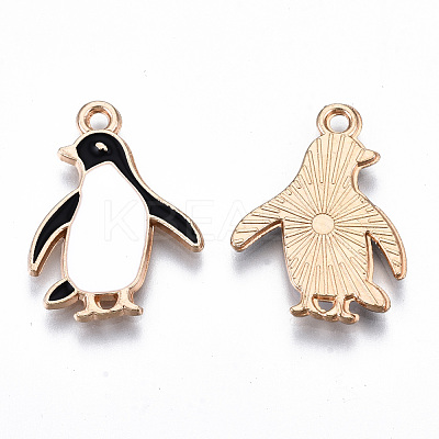 Eco-Friendly Alloy Enamel Pendants ENAM-Q437-009-NR-1