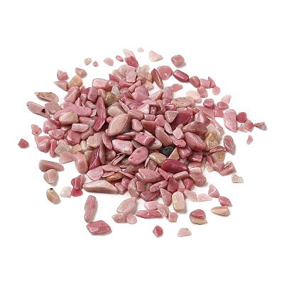 Natural Rhodonite Chip Beads G-O103-05B-1