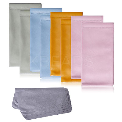 PU Imitation Leather Slip-in Glasses Case AJEW-CA0004-26-1