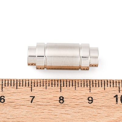 304 Stainless Steel Magnetic Clasps STAS-A117-08P-1