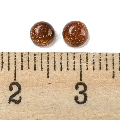 Synthetic Goldstone Cabochons G-H309-03-09-1