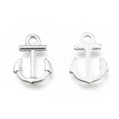Anchor Brass Pendants ZIRC-F022-64S-1