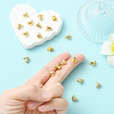 SHEGRACE Brass Tube Bails XGR0035G-64G-1