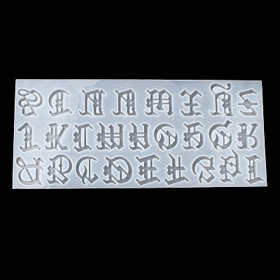 Gothic Style Letter A~Z DIY Silicone Pendant Molds LS-SIMO-H012-04-1