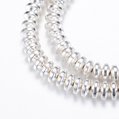 Electroplate Non-magnetic Synthetic Hematite Bead Strands X-G-Q465-19S-1