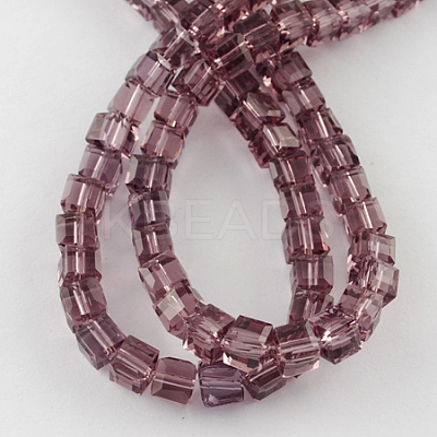 Glass Bead Strands LS-GLAA-R041-4x4mm-18-1