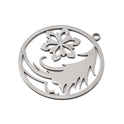 Christmas 201 Stainless Steel Pendants STAS-C156-01K-P-1
