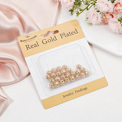 32Pcs 4 Style Alloy Hollow Beads PALLOY-BBC0001-06-1