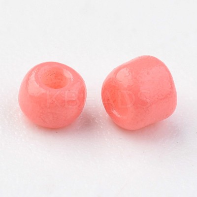 12/0 1.5~2mm Baking Paint Glass Seed Beads Loose Spacer Beads X-SEED-S001-K16-1