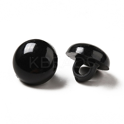 Opaque Acrylic Shank Buttons X-BUTT-D011-B-01-1