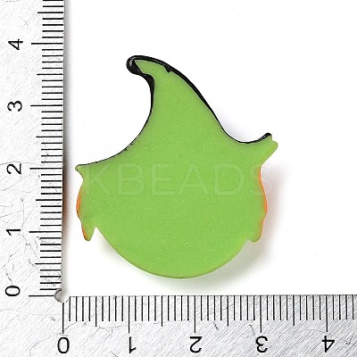 Monster with Witch Hat Halloween Opaque Resin Decoden Cabochons RESI-R446-01T-1