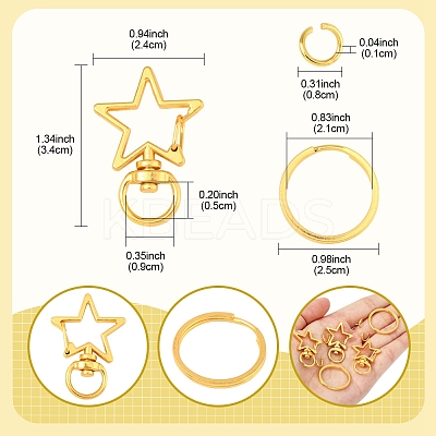 DIY Jewelry Making Findings Kits DIY-FS0008-12G-1