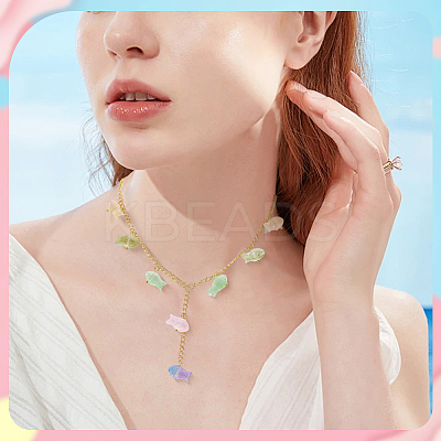 100Pcs Transparent Spray Painted Glass Pendants FIND-SC0020-60-1