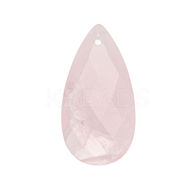 Natural Rose Quartz Pendants PW-WGD145F-06-1