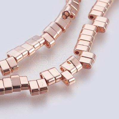 Electroplated Non-magnetic Synthetic Hematite Beads Strands G-E495-11B-01-1