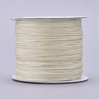 Nylon Braided Cord for Woven Jewelry Making Macrame Craft NWIR-D055-0.6mm-23-1