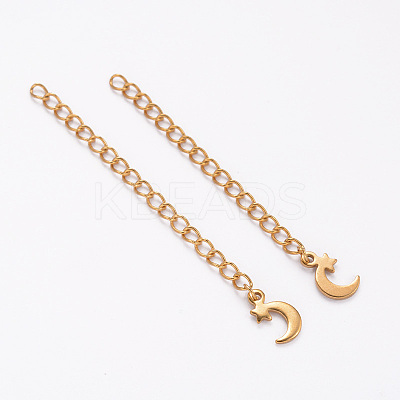 Ion Plating(IP) 304 Stainless Steel Chain Extender STAS-F098-16-1