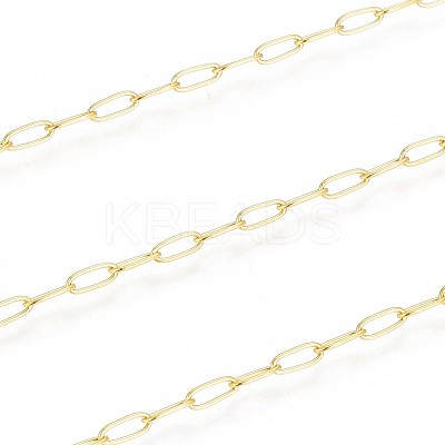 Ion Plating(IP) 304 Stainless Steel Paperclip Chains CHS-F010-01I-G-1