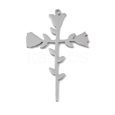 Non-Tarnish 304 Stainless Steel Pendants STAS-B062-11P-1