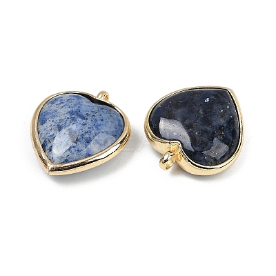 Natural Dumortierite Pendants G-K347-10G-07-1