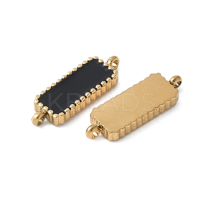 304 Stainless Steel Enamel Connector Charms STAS-G353-04G-01-1
