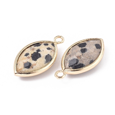 Natural Dalmatian Jasper Pendants G-L514-023H-1