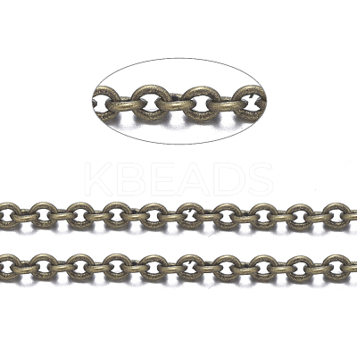 Brass Cable Chains X-CHC-034Y-AB-NF-1