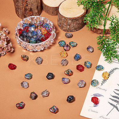 Electroplate Glass Beads Strands EGLA-TA0001-91A-1