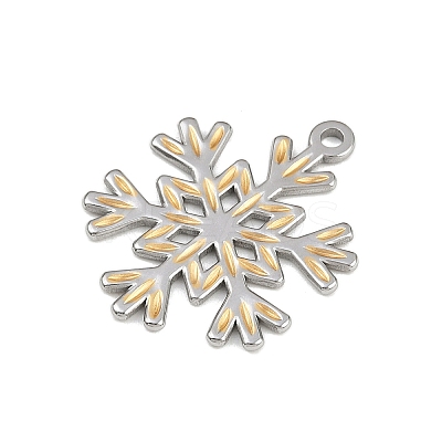 304 Stainless Steel Pendants STAS-G354-04GP-1