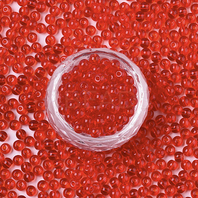 6/0 Transparent Glass Seed Beads SEED-S040-09A-08-1
