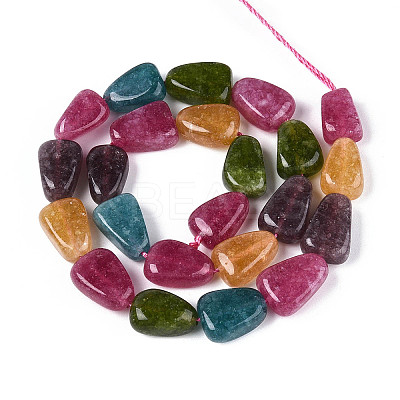 Natural White Jade Beads Strands G-N354-02A-09-1
