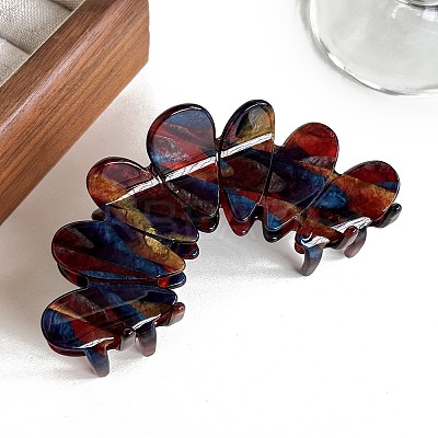 Hollow Wave Cellulose Acetate Large Claw Hair Clips PW-WG889F9-05-1