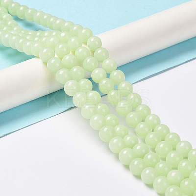 Synthetic Luminous Stone Beads Strands G-L582-01B-1