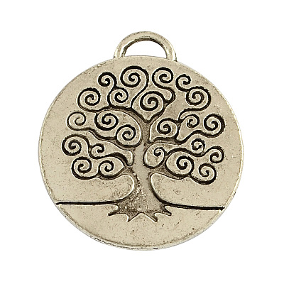 Tibetan Style Alloy Enamel Pendants Setting TIBEP-3395-AS-RS-1