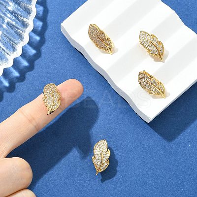 SHEGRACE Bras Micro Pave Clear Cubic Zirconia Snap Clasps XGRQ5F095-808G-1