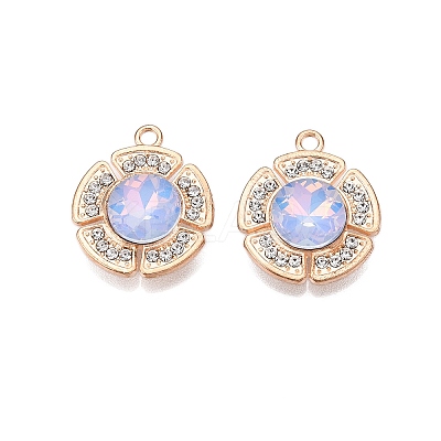 Alloy Glass Pendants PALLOY-N176-72KCG-01-1