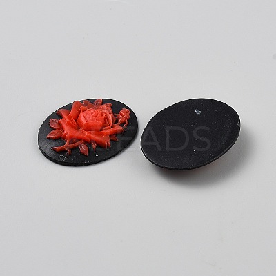 Resin Cabochons LS-CRES-WH0018-02D-1